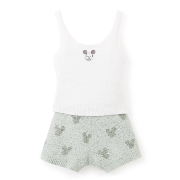 Mickey Mouse Icon Pointelle T-Shirt and Pants Sleep Set for Women