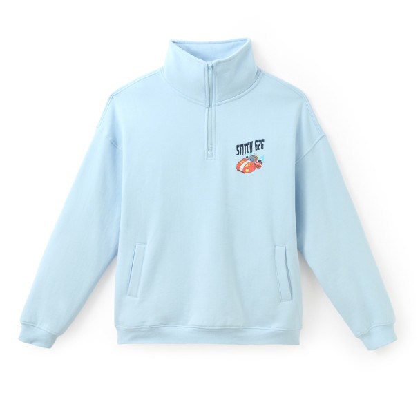 Stitch 1/4 Zip Pullover for Men - Lilo & Stitch