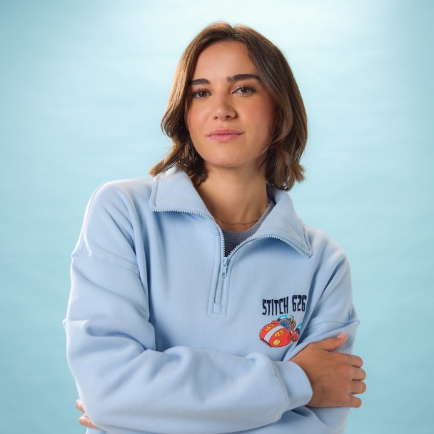 Stitch 1/4 Zip Pullover for Men - Lilo & Stitch