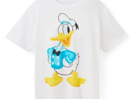 Donald Duck Watercolor Design T-Shirt for Adults is now available for purchase