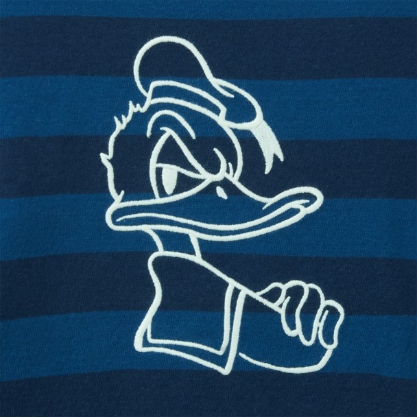 Donald Duck Striped T-Shirt for Adults by Our Universe