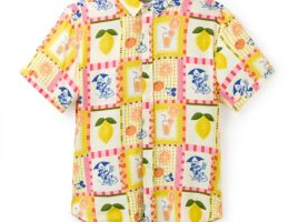 Mickey Mouse Oranges and Lemons Bamboo Button Down Shirt for Men by RSVLTS – Get It Here