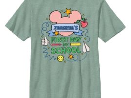 Mickey Mouse Icon ”First Day of School” T-Shirt for Kids – Customized | Disney Store was released today
