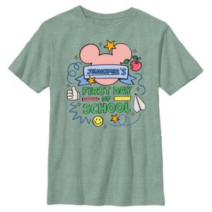 Mickey Mouse Icon ''First Day of School'' T-Shirt for Kids - Customized | Disney Store