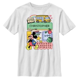 Mickey Mouse Back to School T-Shirt for Kids - Customized | Disney Store
