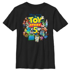Toy Story 5 Logo and Character Collage T-Shirt - Customized | Disney Store