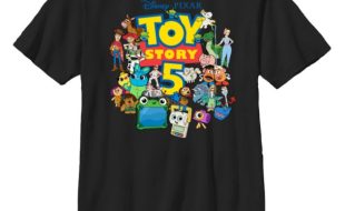 Toy Story 5 Logo and Character Collage T-Shirt – Customized | Disney Store is available online for purchase