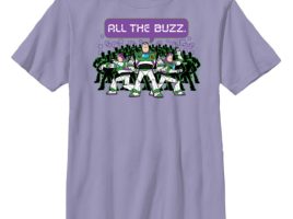 Toy Story 5 ”All the Buzz” Multi Buzz Lightyear T-Shirt – Customized | Disney Store is now out