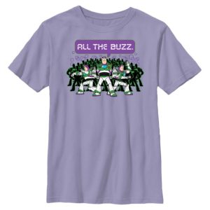 Toy Story 5 ''All the Buzz'' Multi Buzz Lightyear T-Shirt - Customized | Disney Store