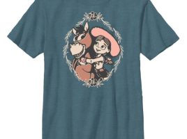Toy Story 5 Sheriff Jessie Hugging Bullseye T-Shirt – Customized | Disney Store is now available online