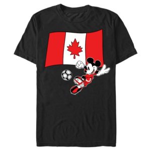Mickey Mouse Soccer with Canada Flag T-Shirt - Customized | Disney Store