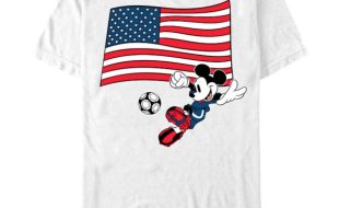 Mickey Mouse Soccer with America USA Flag T-Shirt – Customized | Disney Store