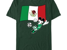 Mickey Mouse Soccer with Mexico Flag Futbol T-Shirt – Customized | Disney Store