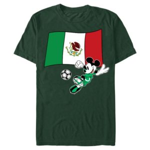 Mickey Mouse Soccer with Mexico Flag Futbol T-Shirt - Customized | Disney Store
