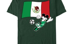 Mickey Mouse Soccer with Mexico Flag Futbol T-Shirt – Customized | Disney Store