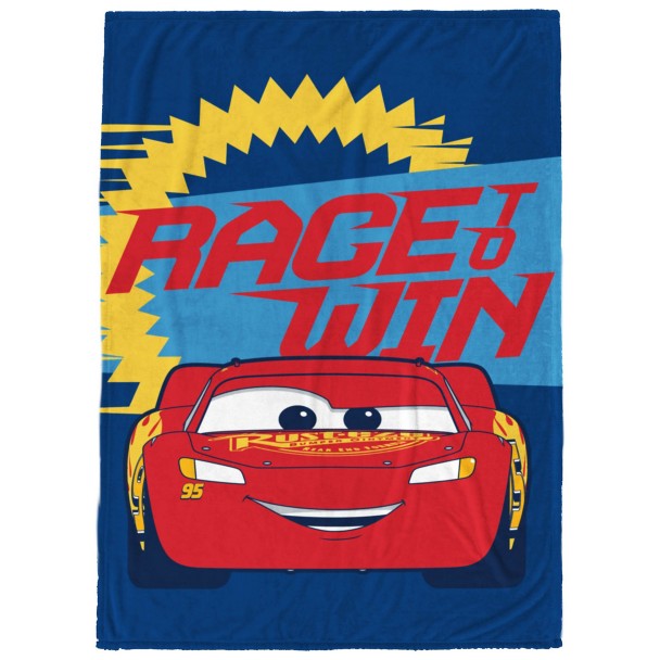 Lightning McQueen Plush Throw Blanket - Cars