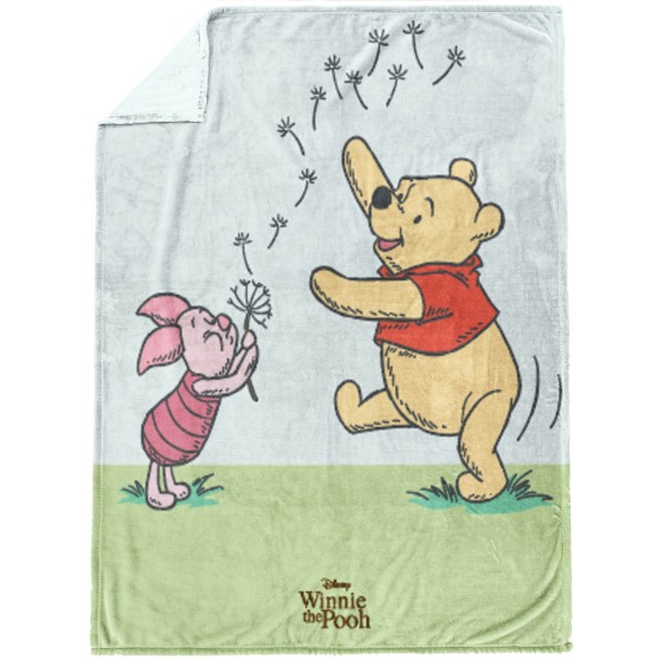 Winnie the Pooh and Piglet Plush Throw Blanket