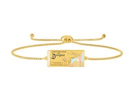 Disneyland Ticket Book Bracelet by Rebecca Hook is available online for purchase