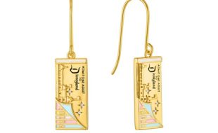 Disneyland Ticket Book Earrings by Rebecca Hook – Buy Online Now