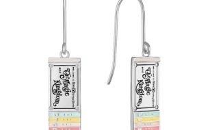 Walt Disney World Ticket Book Earrings by Rebecca Hook available online