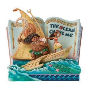 Moana ''The Ocean Chose Me'' Storybook Figure by Jim Shore