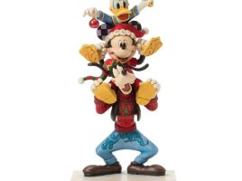 Mickey Mouse and Friends ”A Holiday Pile Up” Figure by Jim Shore now available