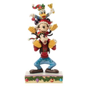 Mickey Mouse and Friends ''A Holiday Pile Up'' Figure by Jim Shore
