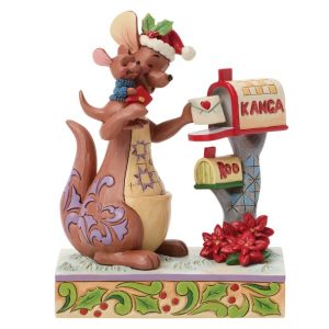 Kanga and Roo ''Roo's Holiday Wish'' Figure by Jim Shore - Winnie the Pooh