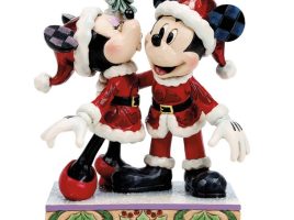 Mickey and Minnie Mouse ”Mistletoe Moments” Figure by Jim Shore is available online