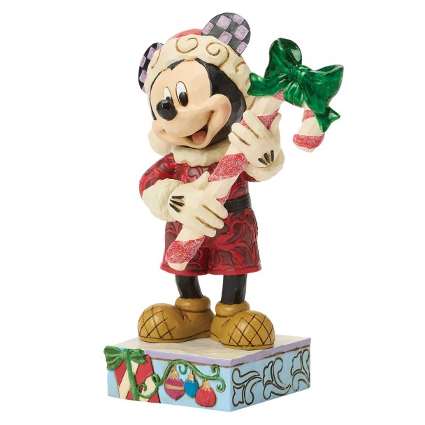 Mickey Mouse ''Peppermint Magic'' Figure by Jim Shore