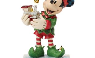 Mickey Mouse ”Elf on Track” Figure by Jim Shore – Special Edition is available online for purchase