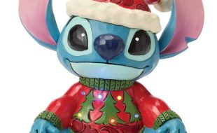 Stitch ”Feeling Jolly and a Little Naughty” Light-Up Figure by Jim Shore – Lilo & Stitch here now