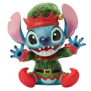 Stitch Elf Mini Figure by Jim Shore - Lilo & Stitch