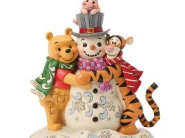 Winnie the Pooh and Pals ”A Chilly Creation” Figure by Jim Shore available online