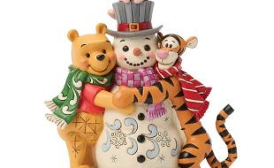Winnie the Pooh and Pals ”A Chilly Creation” Figure by Jim Shore available online
