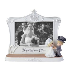 Mickey and Minnie Mouse ''Happily Ever After'' Wedding Photo Frame by Precious Moments - 4'' x 6''
