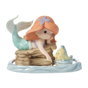 Ariel and Flounder ''Sea the Treasure Beneath the Surface'' Figure by Precious Moments - The Little Mermaid