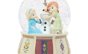 Anna Elsa and Olaf ”Do You Want to Build a Snowman?” Musical Snow Globe by Precious Moments – Frozen released today