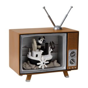 Mickey Mouse ''Steamboat Willie'' Light-Up Shadow Box by Precious Moments