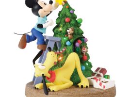 Mickey Mouse and Friends ”Bring Home the Holiday Cheer” Light-Up Figure by Precious Moments – Pluto’s Christmas Tree was released today
