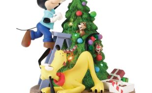 Mickey Mouse and Friends ”Bring Home the Holiday Cheer” Light-Up Figure by Precious Moments – Pluto’s Christmas Tree was released today