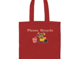 WALL•E ”Please Recycle” Canvas Tote – Earth Day 2026 is available online for purchase