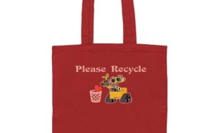 WALL•E ”Please Recycle” Canvas Tote – Earth Day 2026 is available online for purchase