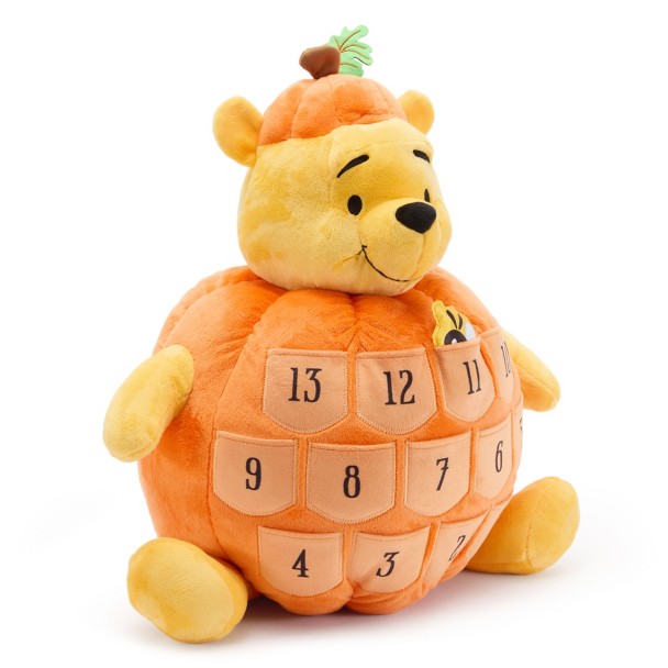 Winnie the Pooh Plush Halloween Countdown Calendar - Large 17''