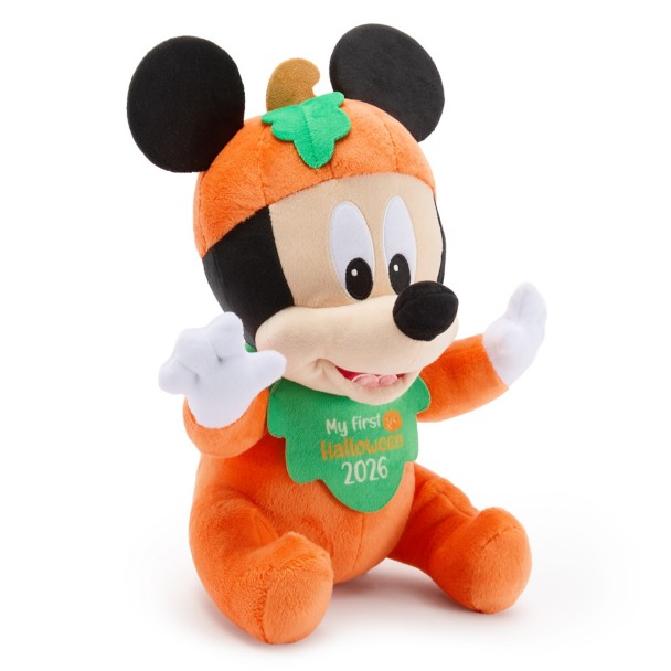 Mickey Mouse ''My First Halloween 2026'' Plush for Baby - Small 12''