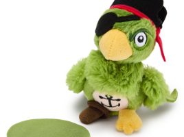 Pirate Parrot Magnetic Shoulder Plush – Pirates of the Caribbean – 5 1/2”