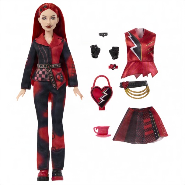 Red ''Tea Party Reveal'' Doll - Descendants Wicked Wonderland - 11''