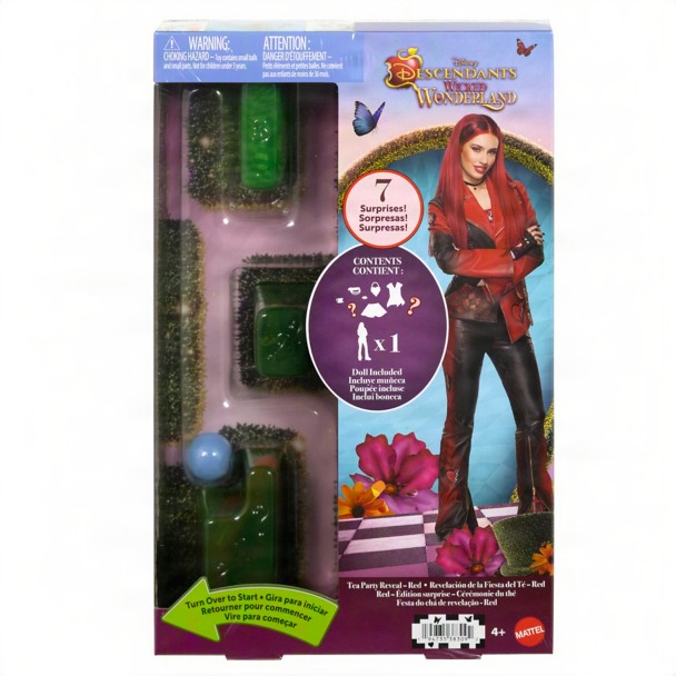 Red ''Tea Party Reveal'' Doll - Descendants Wicked Wonderland - 11''