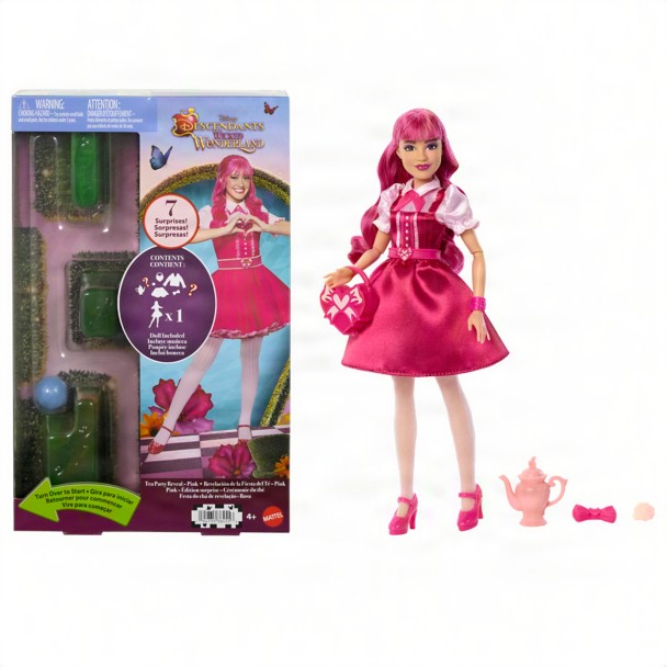 Pink ''Tea Party Reveal'' Doll - Descendants Wicked Wonderland - 11''