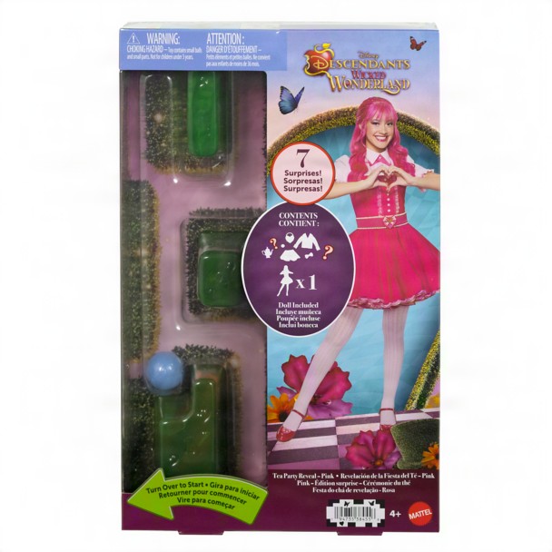 Pink ''Tea Party Reveal'' Doll - Descendants Wicked Wonderland - 11''